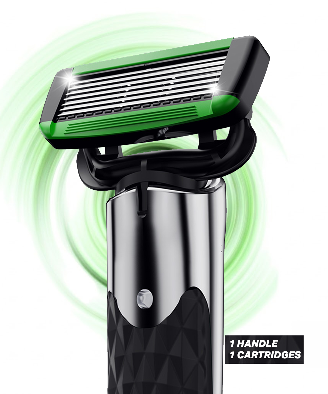 Mr. Stag Titan7 Sweden Stainless Steel Blade Shaving Razor for Men (Pack 1)